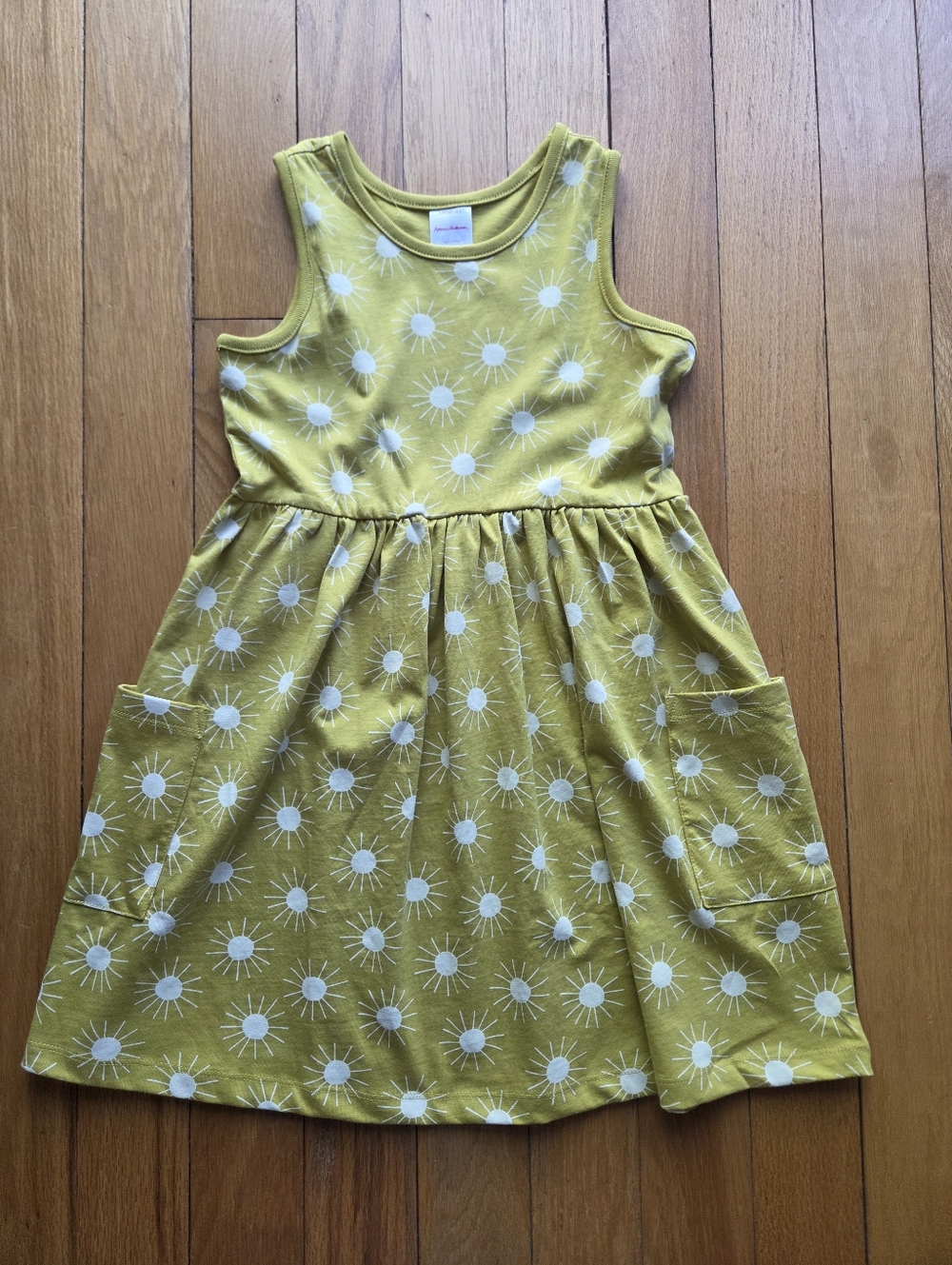 Hanna Andersson‎ Yellow Sun Print Tank Dress Size 8